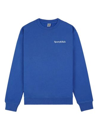 Sporty & Rich Health Is Wealth sweatshirt - Blue