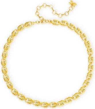 Classicharms Solid Mariner Anchor Chain Necklace in Gold at Nordstrom