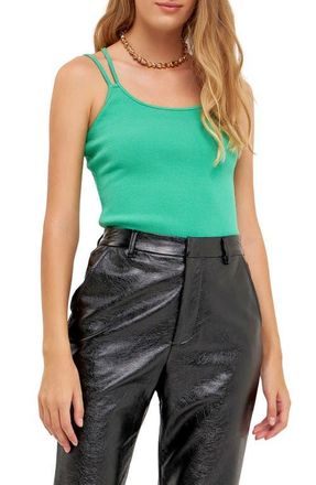 Grey Lab Two-Strap Bodysuit in Green at Nordstrom, Size Small