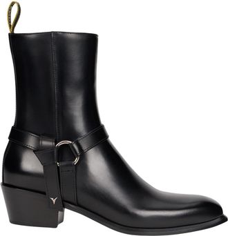 Fendi Bot&iacute;n Puntiagudo con Hebilla - Shoes - Mujer - Negro - 38 EU