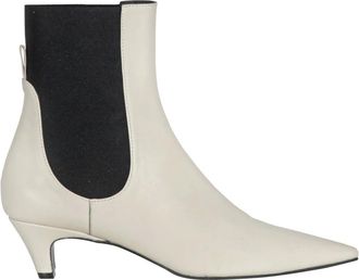 Roberto Festa Milano Heeled Boots, female, Beige, Size: 8 1/2 US Elegant Pointed Toe Pumps