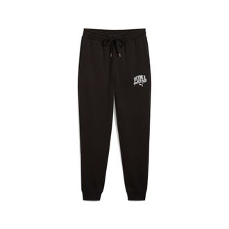Puma Trainingshose PUMA CLASS SWEATPANTS TR CL, Herren, Gr. S, N-Gr, schwarz (puma schwarz), Sweatware, Obermaterial: 68% Baumwolle, 32% Polyester, bedruck