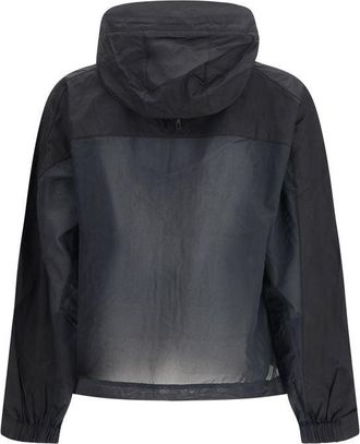 Yohji Yamamoto Mens Black Cotton Shell Jacket Clothing