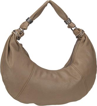Fredsbruder FREDsBRUDER Always With You Hobo Muddy Leather Shoulder Bag Khaki Taupe