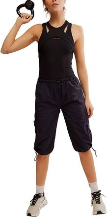 Free People Break It Down Onesie In Black