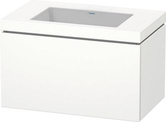 Duravit Duravit - Lavabo Para Muebles L-cube C-bonded Con Base, Colgante