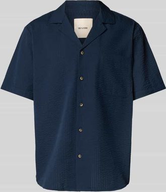 Only & Sons Freizeithemd mit Brusttasche Modell EYE in Marine, Gr&ouml;&szlig;e L