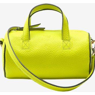 Tusk Sai Mini Barrel Bag in Lime at Nordstrom
