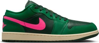 Nike Jordan WOMENS AIR JORDAN 1 LOW_MALACHITE/FIR-PINK BLAST-COCONUT MILK