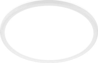 Briloner Panel led delgado, ø 48 cm, 30 w, blanco