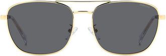 Polaroid PLD 4172/G/S/X Asian Fit Polarized 2F7/M9 Mens Sunglasses Gold Size 59