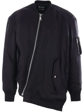Comme Des Gar&ccedil;ons reversible asymmetric bomber jacket