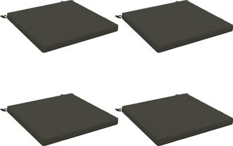 vidaXL Cojines De Asiento De 4 Piezas Soest 4 Uds. 100% Poli&eacute;ster Vidaxl