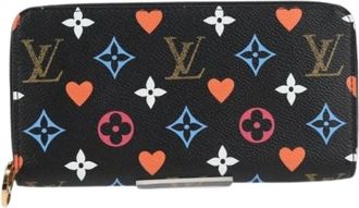 Louis Vuitton Pre-owned Wallets, female, Black, Size: ONE SIZE Pre-owned Canvas Wallet