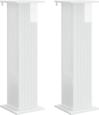 vidaXL Soporte De Plantas 2 Uds. Brillante 30,5 X 30 X 100,5 Cm Vidaxl