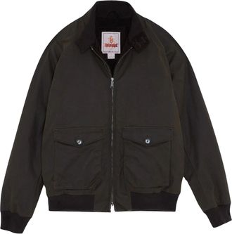 Baracuta Waxed Cotton G9 Jacket with Flap Pockets and Matte Finish