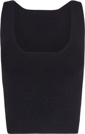 Cortana Airi- top in zwart zijdepunt- - Dames - Tops zonder mouwen - Zwart - M - Tops