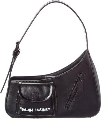 Off-white Jitney Leather Hobo Bag