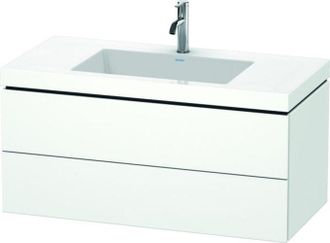 Duravit Duravit - L-cube Meuble Vasque C-bonded Avec Base Murale, 100x48