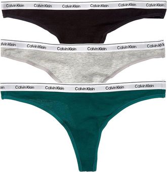Calvin Klein 3Pk Modern Logo Thong