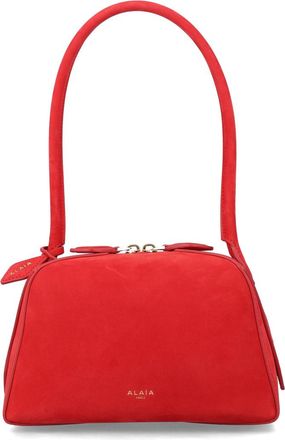 Alaia Red Le Bouledogue Small Shoulder Bag
