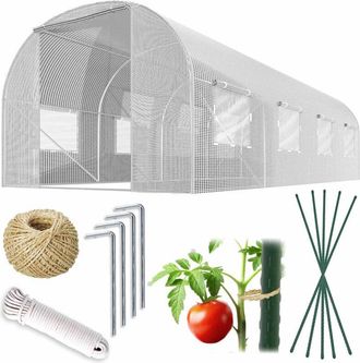 OEM T&uacute;nel De Jard&iacute;n 2,5 X 4 M (10 M2) Blanco Plonos