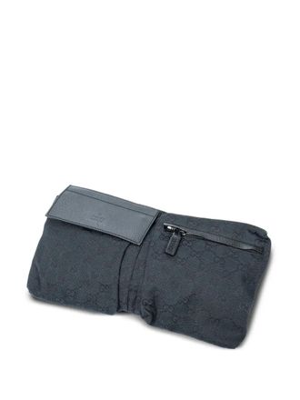 Gucci GG-pattern belt bag - Black