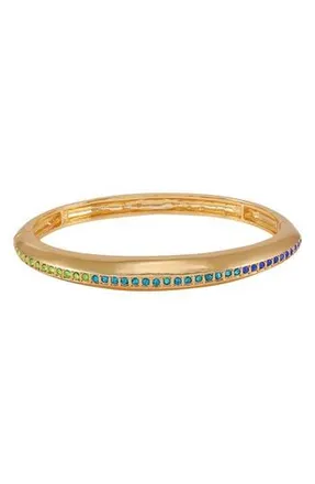 Vince Camuto Crystal Stretch Bangle Bracelet in Goldtone at Nordstrom Rack