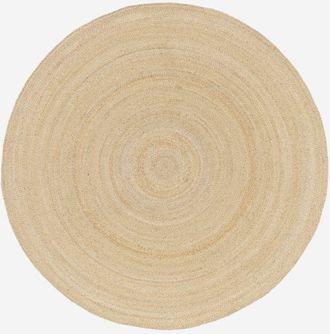 Sweeek Tapete Redondo De Yute, Natural