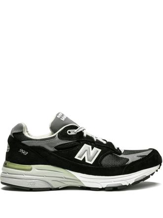 New Balance 993 sneakers - women - Rubber/Polyester/Calf Leather/Polyester - 9.5 - Black
