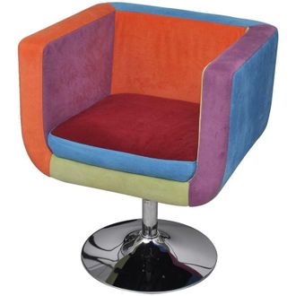 vidaXL Sill&oacute;n De Tela De Dise&ntilde;o Patchwork Vidaxl