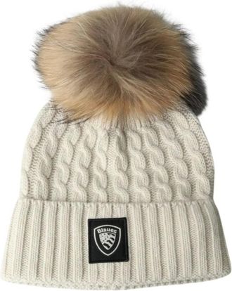 Blauer Marotta Muts - Dames - Hoeden - Wit - ONE Size - Wol - Accessoires