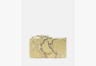 Kate Spade New York Loop Snake Embossed Zip Card Case