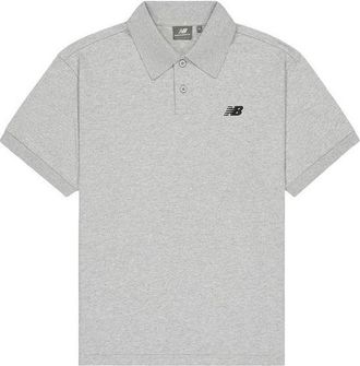 New Balance Cotton Polo Shirt Asia Sizing Grey NFE21011-MGR