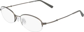 Flexon Demo Oval Mens Eyeglasses FLEXON H6030 032 52