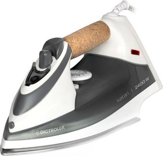 Trade Shop Trade Shop - Hierro De Vapor 2400 Vatios 400ml Autolimplanamiento Anti-escala Con Mango De Corcho