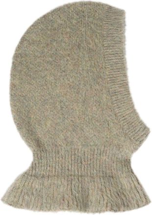 Christophe Lemaire brushed hood - unisex - Mohair/Viscose/Polyamide/Wool/Acrylic/Elastane - S - Neutrals