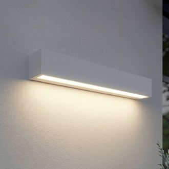 Lucande Lucande L&aacute;mpara De Pared Led Exterior lengo En Blanco Aluminio