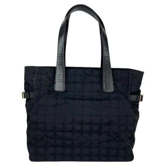 Chanel Bolso Tote de Viaje Pre-owned de Nailon - Pre-owned - Mujer - Negro - ONE SIZE