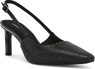 Anne Klein Rosel C High ROSE07F9 Womens Black Crystal Pump Heel ZOGG3090