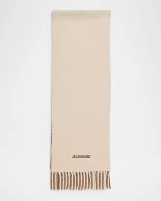 Jacquemus Gradient Alpaca Wool Scarf
