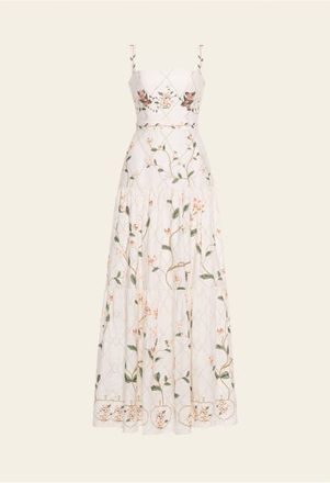 Agua Bendita Lima Navegante Maxi Dress in Ivory at Nordstrom, Size X-Small