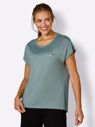 Catamaran T-Shirt CATAMARAN Sportshirt, Damen, Gr. 36/38, jade, 92% Polyester, 8% Elasthan, unifarben, Rundhals, Shirts T-Shirt