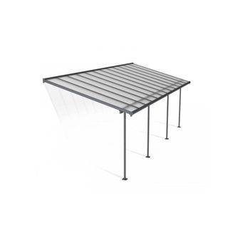 Palram Patio Cover Sierra 3X7.30 Clear - L739 x W299 x H305 - Grey