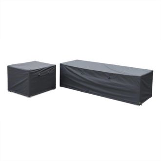 Sweeek Funda protectora para muebles de jard&iacute;n alba y caligari, gris oscuro
