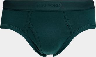 Tom Ford Men & apos;s Solid Cotton Jersey Briefs