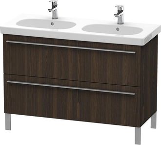 Duravit Duravit X-large Mueble De Pared 6518, 2 Extra&iacute;bles, 1150mm Para C&oacute;digo D 034812, Color (frente/cuerpo): Nogal Cepillado Chapa De Madera Aut&eacute;ntica - Xl