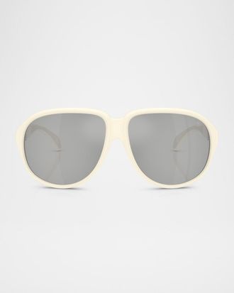 Moncler Mens ME8001 Aviator Sunglasses
