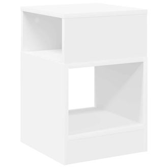 vidaXL Vidaxl Tavolino Bianco 30,5 X 30 X 45 Cm Legno Ingegnerizzato
