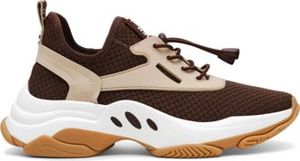 Steve Madden Womens Match E Kgf Sneakers - Brown Fabric - Size UK 7